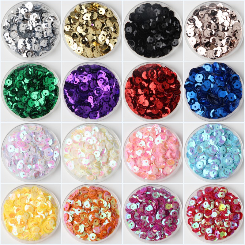 Women'S Shoes Ecco - 10g/Lot Multi Size 4mm/5mm/6mm/8mm Sequin PVC