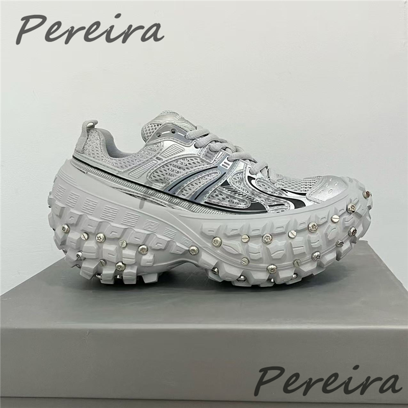 Women'S Shoes Hey Dude - Rivet Thick Soled Casual Sneakers for