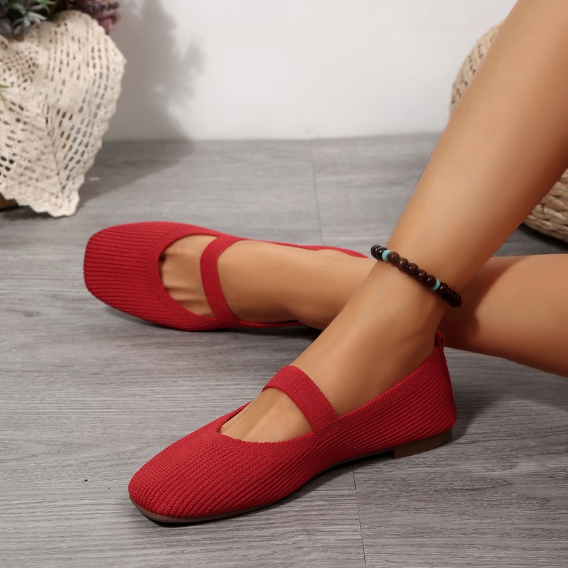 Women Casual Knitted Ballet Fl - Women'S Shoes Hey Dude recension och pris