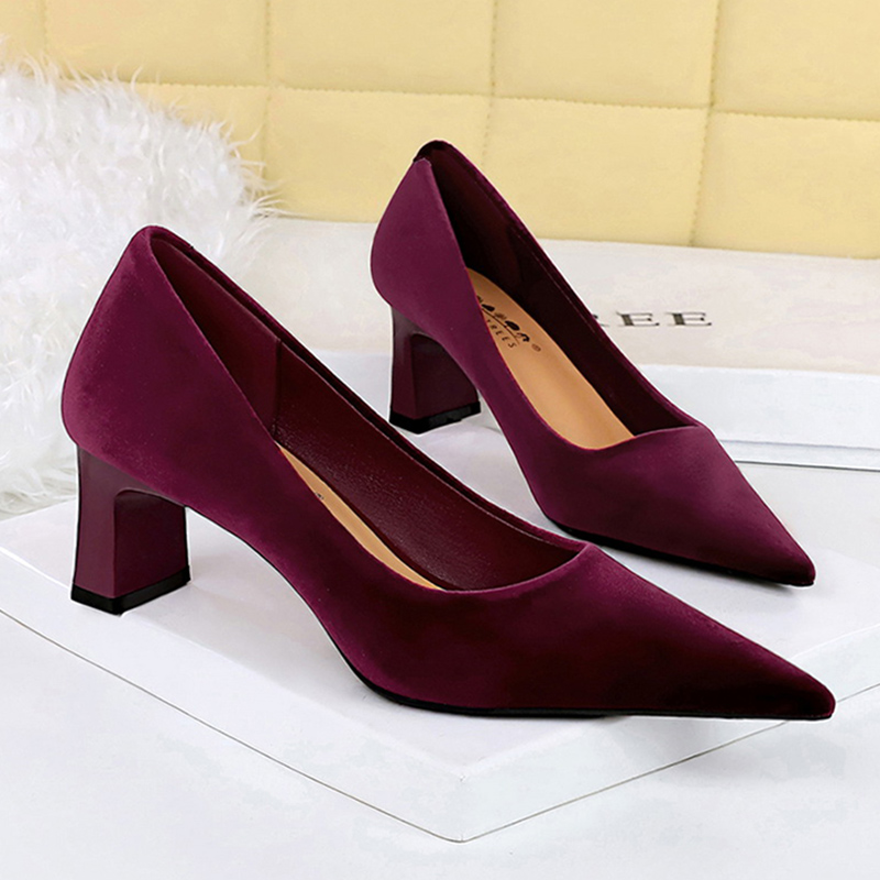 Women New Glam Velvet  6cm Hig - Women'S Shoes Navy Blue recension och pris