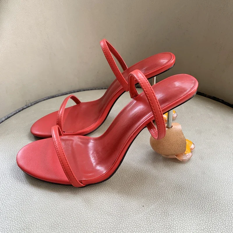 Summer Strappy Sandals Open To - Strappy Heeled Sandals recension och pris