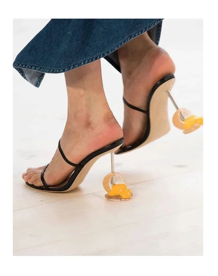 Summer Strappy Sandals Open To - Strappy Heeled Sandals recension och pris