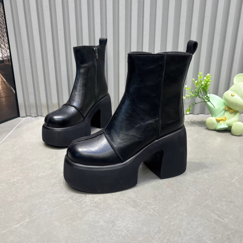 Women's Short Boots Thick Bott - Women'S Shoes Chelsea recension och pris