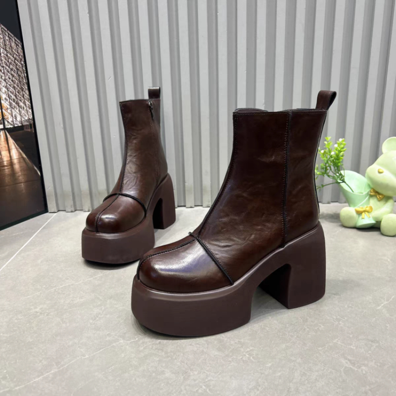 Women's Short Boots Thick Bott - Women'S Shoes Chelsea recension och pris