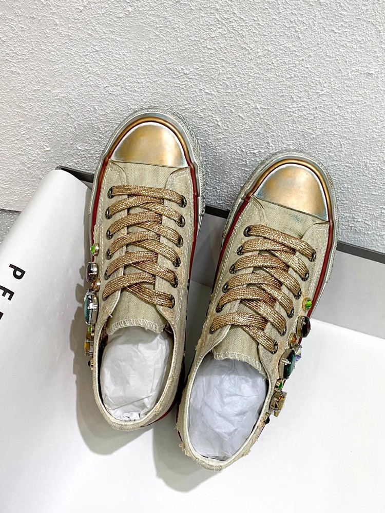Vintage Women Low Cut Lace Up  - Women Shoes Joggers recension och pris