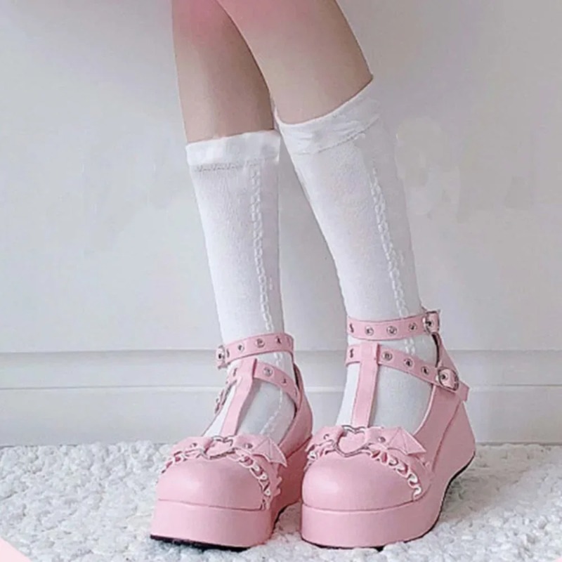 New Sweet Heart Buckle Wedges  - Women'S Shoes Everyday recension och pris