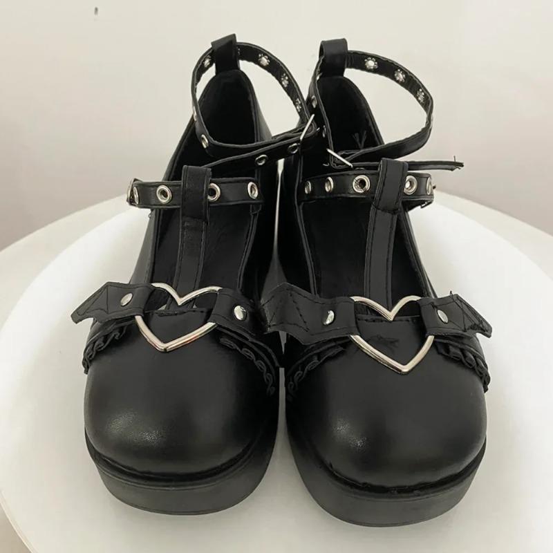 New Sweet Heart Buckle Wedges  - Women'S Shoes Everyday recension och pris