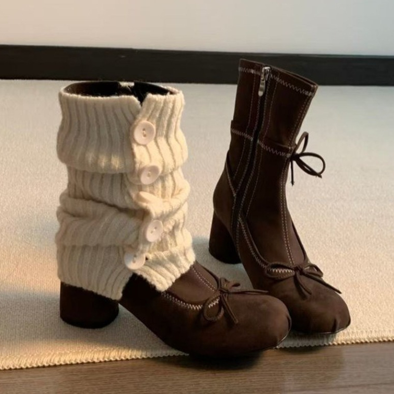 Bow High Heels Women Boots New - Women'S Shoes Chelsea recension och pris