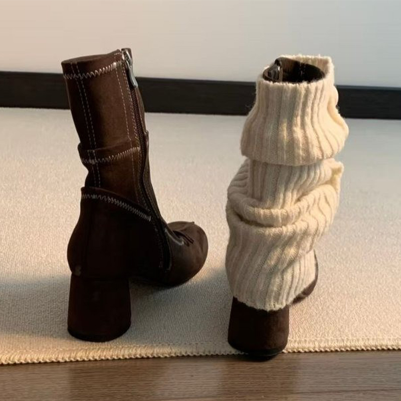 Bow High Heels Women Boots New - Women'S Shoes Chelsea recension och pris