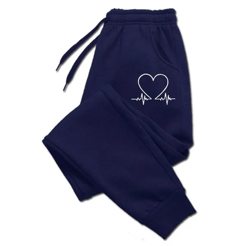 Women Heart Printed Sweatpants - Women Shoes Joggers recension och pris