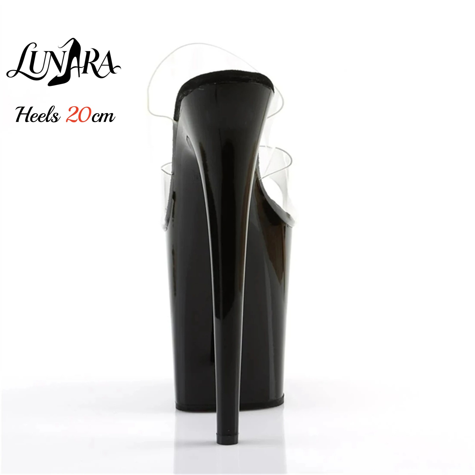 20cm Clear PVC Strappy Ultra H - Strappy Heeled Sandals recension och pris