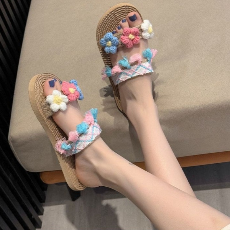 Fashion Braided Jute Sandals W - Women Shoes Must Have recension och pris