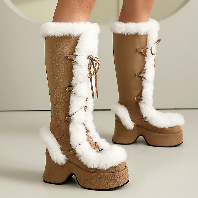 Lolita Style Furry Platform Bo - Women'S Shoes Chelsea recension och pris