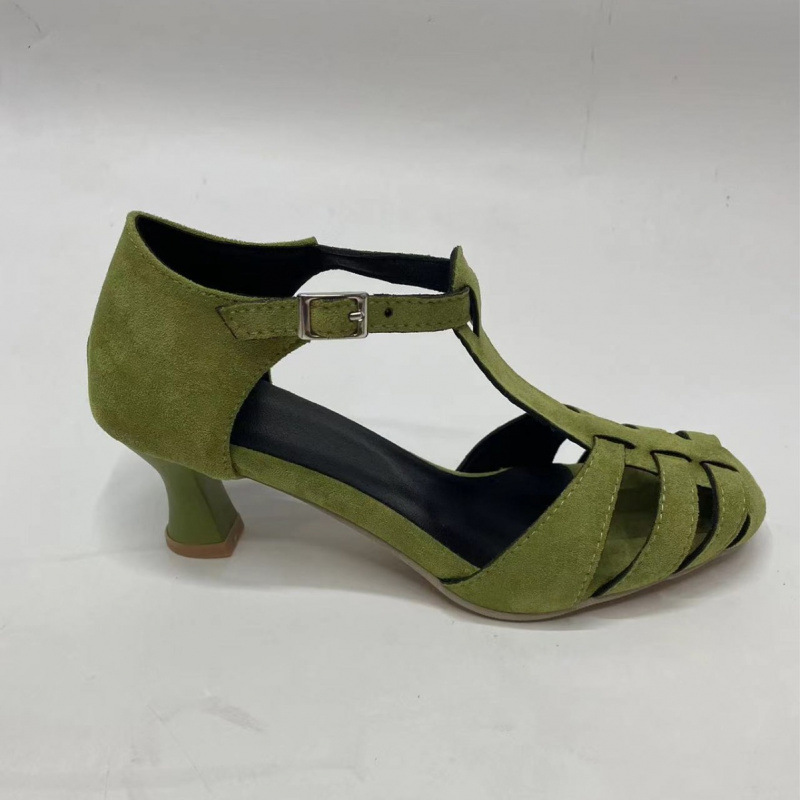 Women's Green Suede Kitten Hee - Women'S Shoes Everyday recension och pris