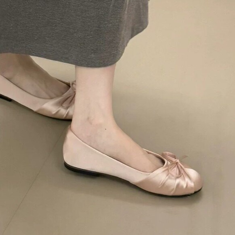 2026 New Bow-knot Temperament  - Women'S Shoes Round Toe recension och pris