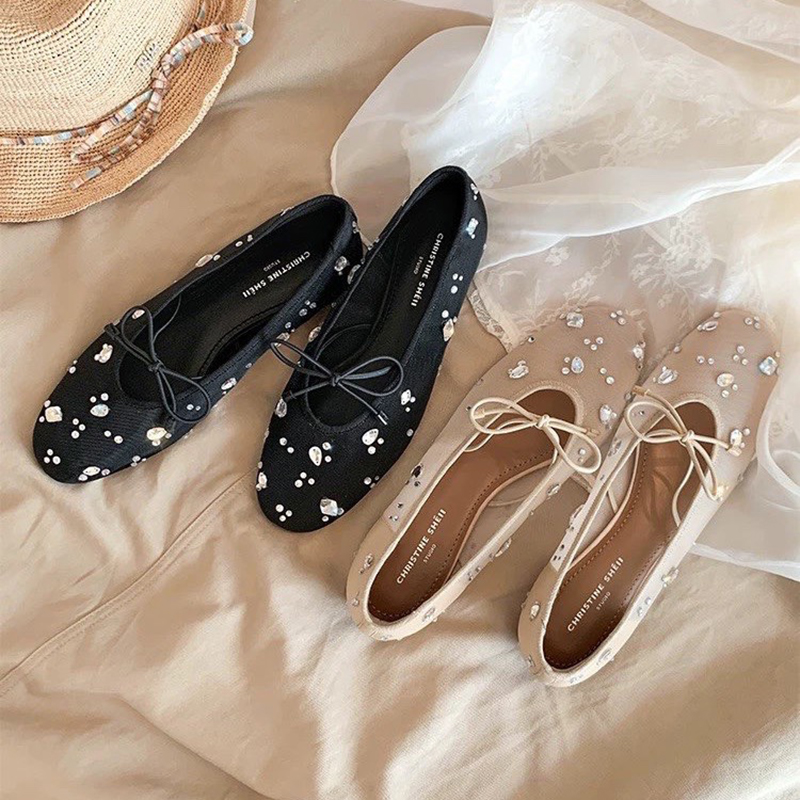Summer Elegant Women's Sparkly - Women'S Shoes Round Toe recension och pris