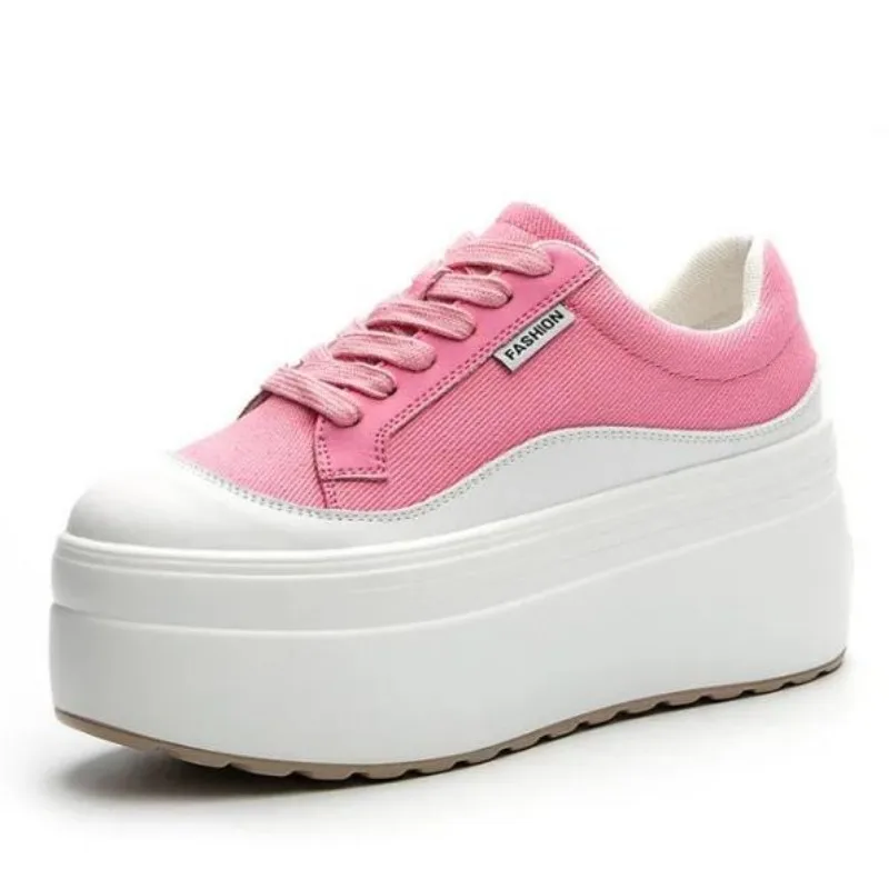 8cm New Canvas Genuine Leather - Women'S Shoes Com recension och pris