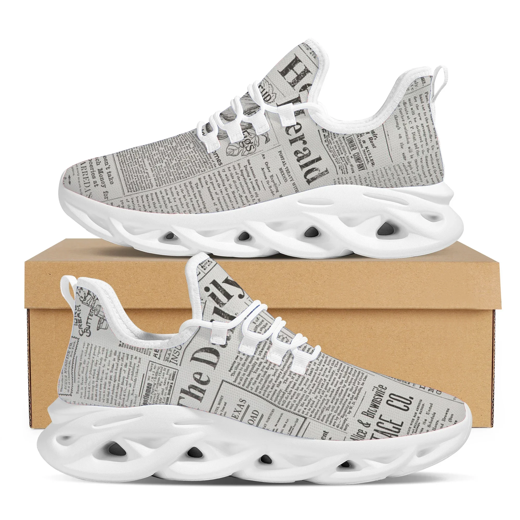 Custom Made Simple Newspaper P - Women'S Shoes For Tennis recension och pris