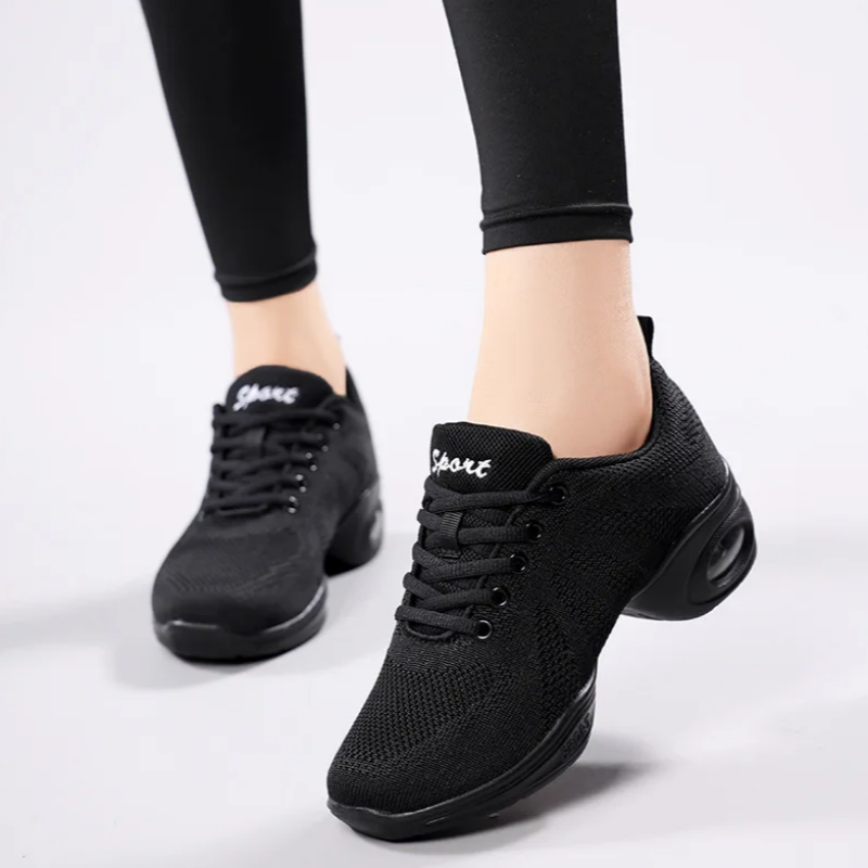 Women's Black Mesh Dance Sneak - Women'S Zumba Shoes recension och pris