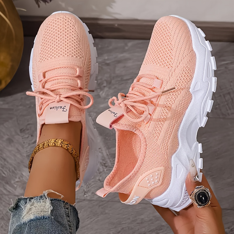 Breathable Knit Sneakers Fashi - Women'S Shoes Com recension och pris