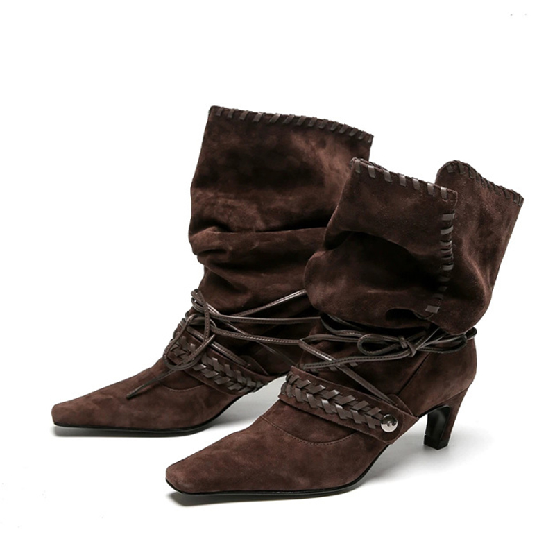 Liyke Autumn Winter Brown Sued - Women'S Shoes Chelsea recension och pris