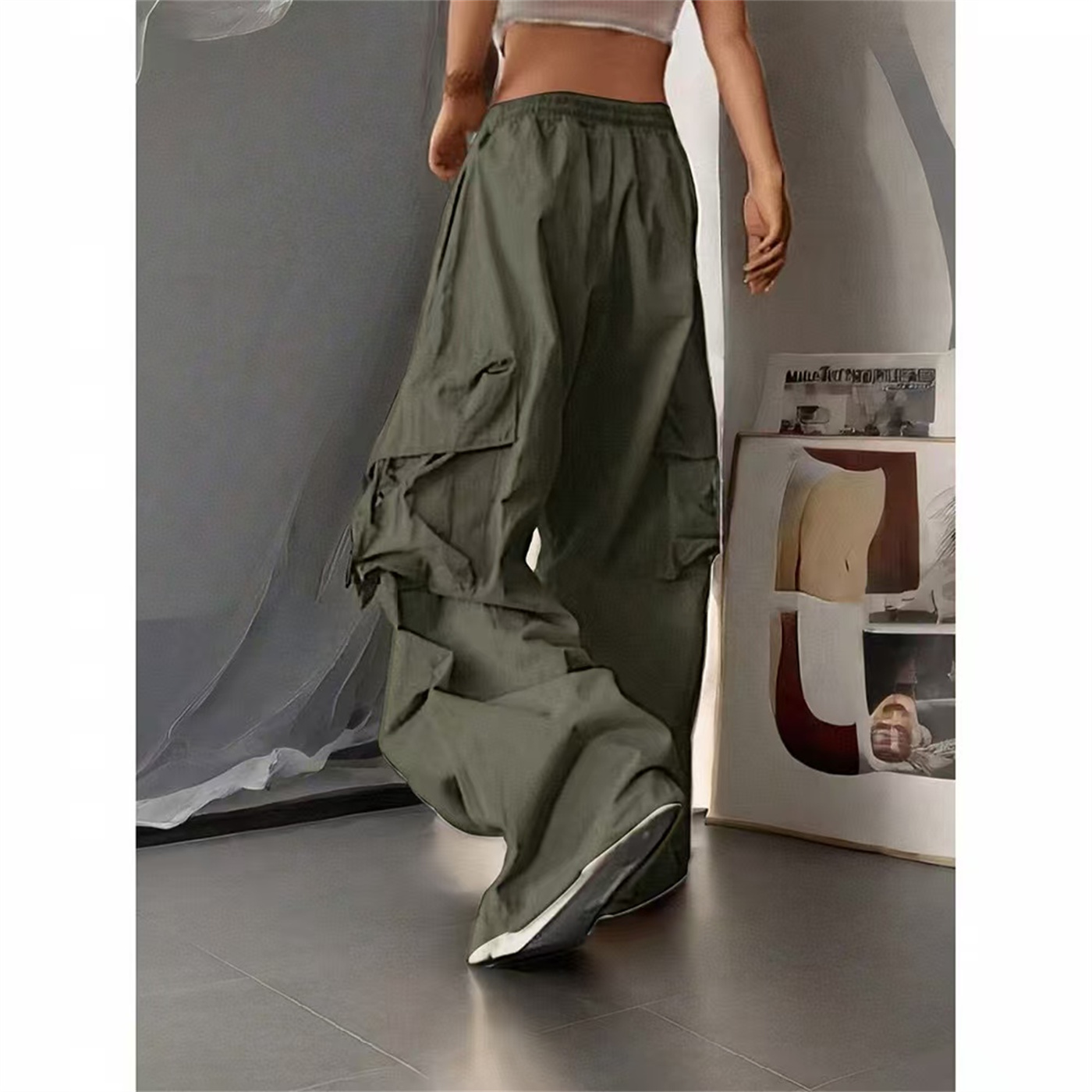Oversized Pocket High Street P - Women Shoes Joggers recension och pris