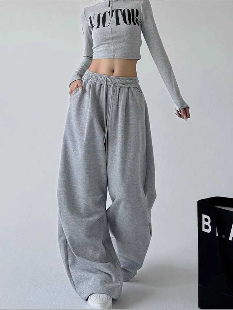 Y2K Harajuku Wide Leg Sweatpan - Women Shoes Joggers recension och pris